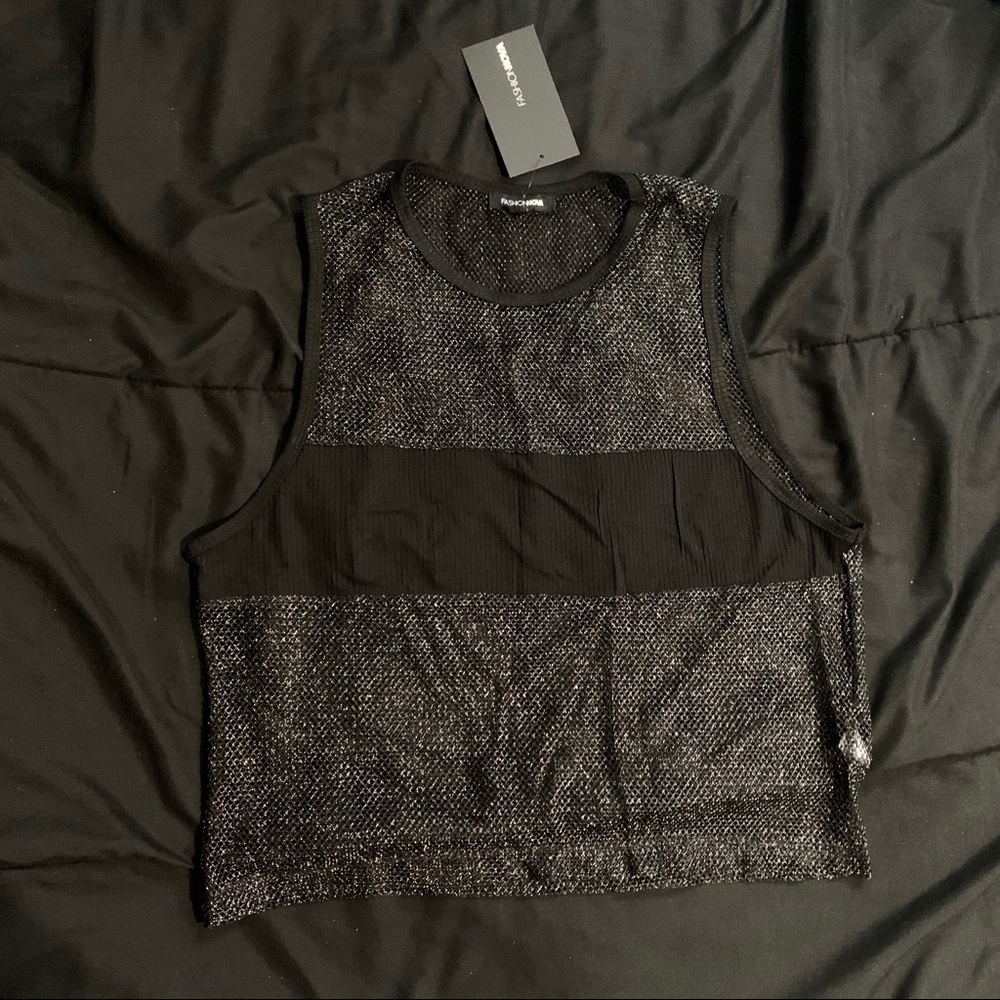 ⭐️3/$15⭐️ Panel mesh top